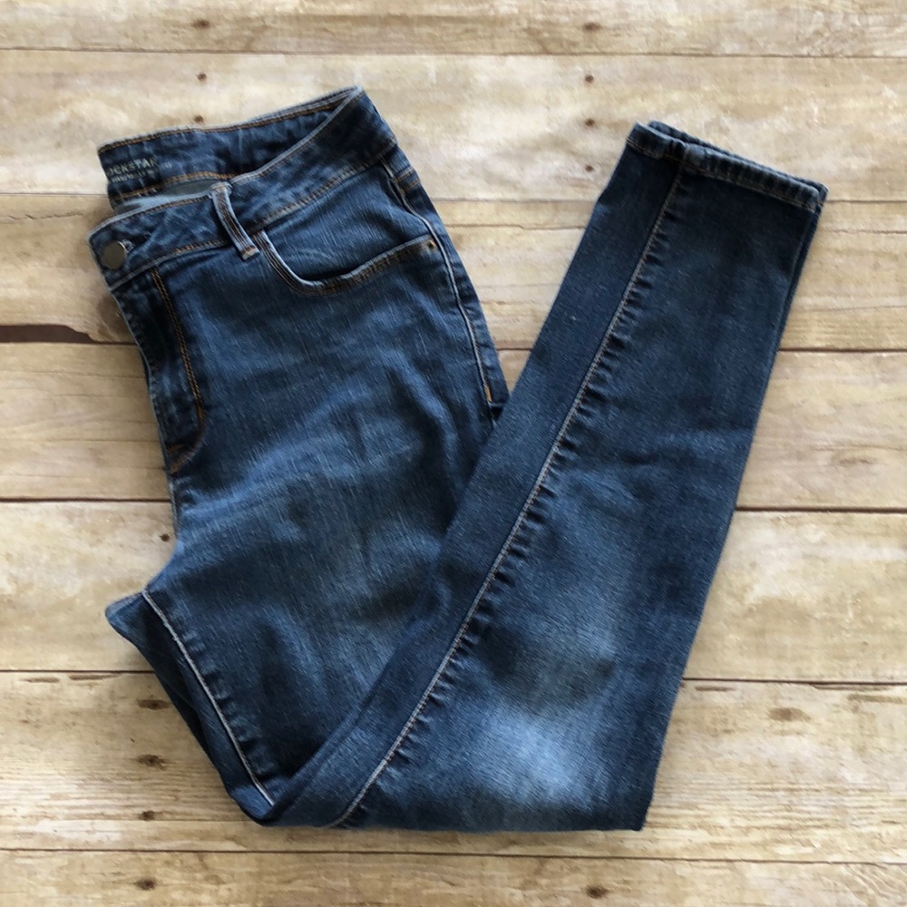 Old Navy mid rise Rockstar skinny jean 12 short